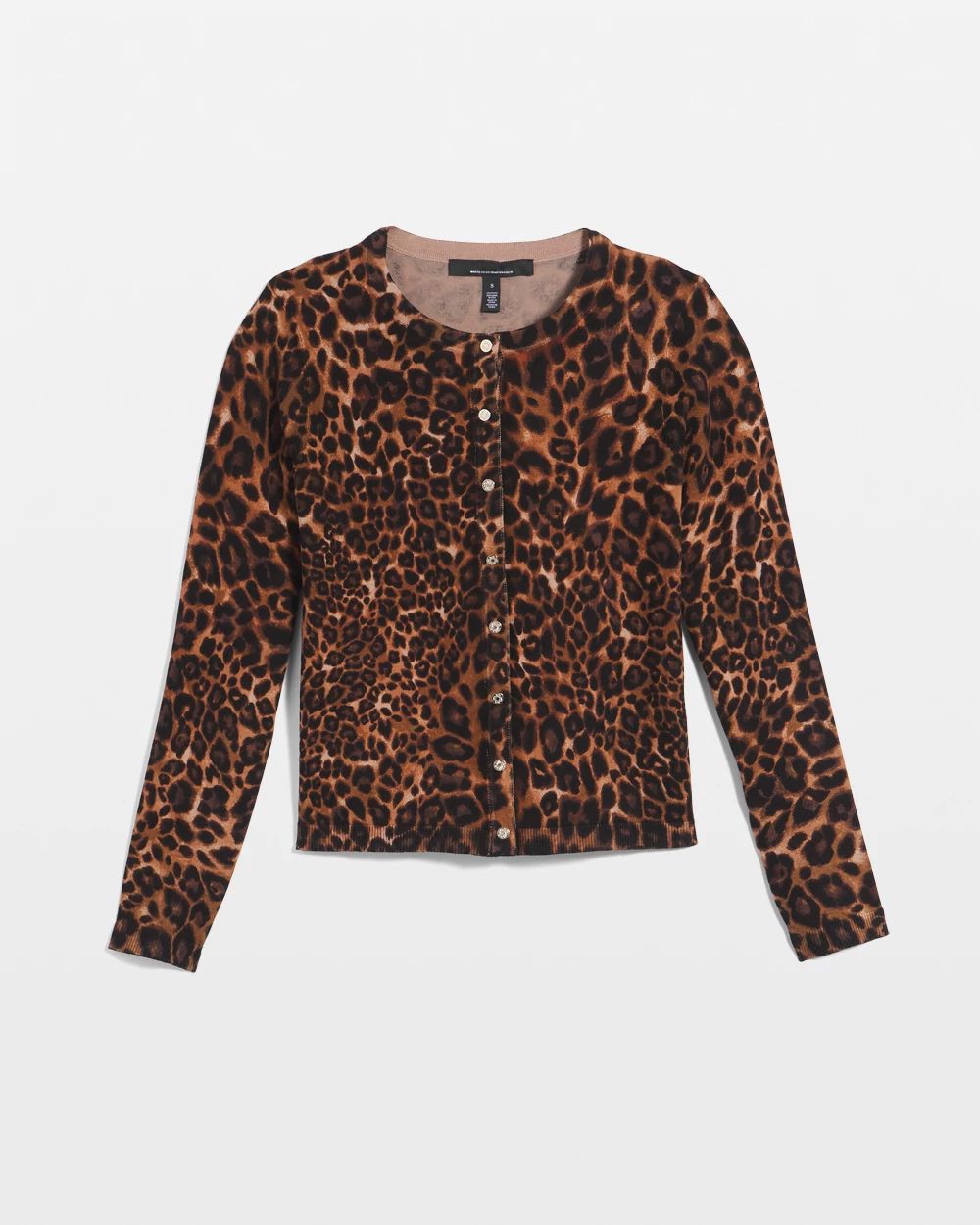 Leopard cardigan target top